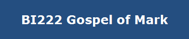 BI222 Gospel of Mark