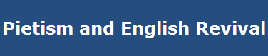 Pietism and English Revival